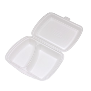 Menübox Styropor 2-geteilt