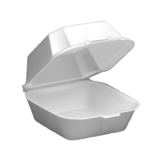 Hamburgerbox Styropor groß