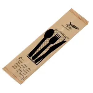 Holzbesteck 3er Set 50 Stk