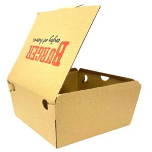 Karton Hamburgerbox groß faltbar