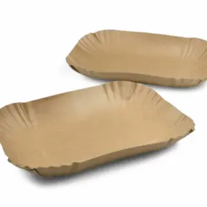 Pappschale braun 13×18 cm